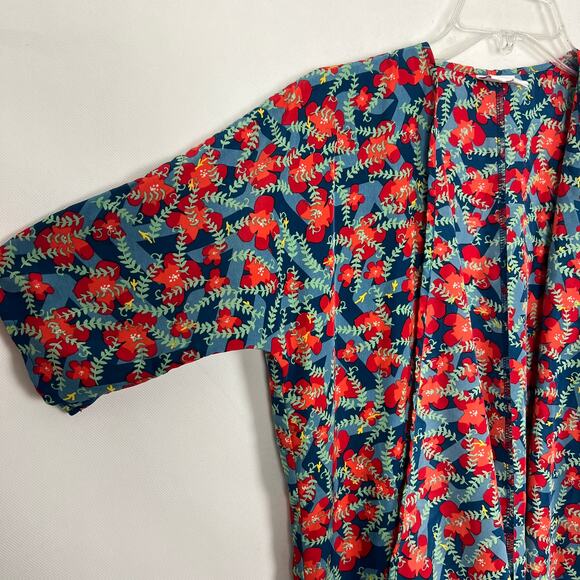 LuLaRoe Womens Floral Kimono Size 3 - Picture 5 of 11